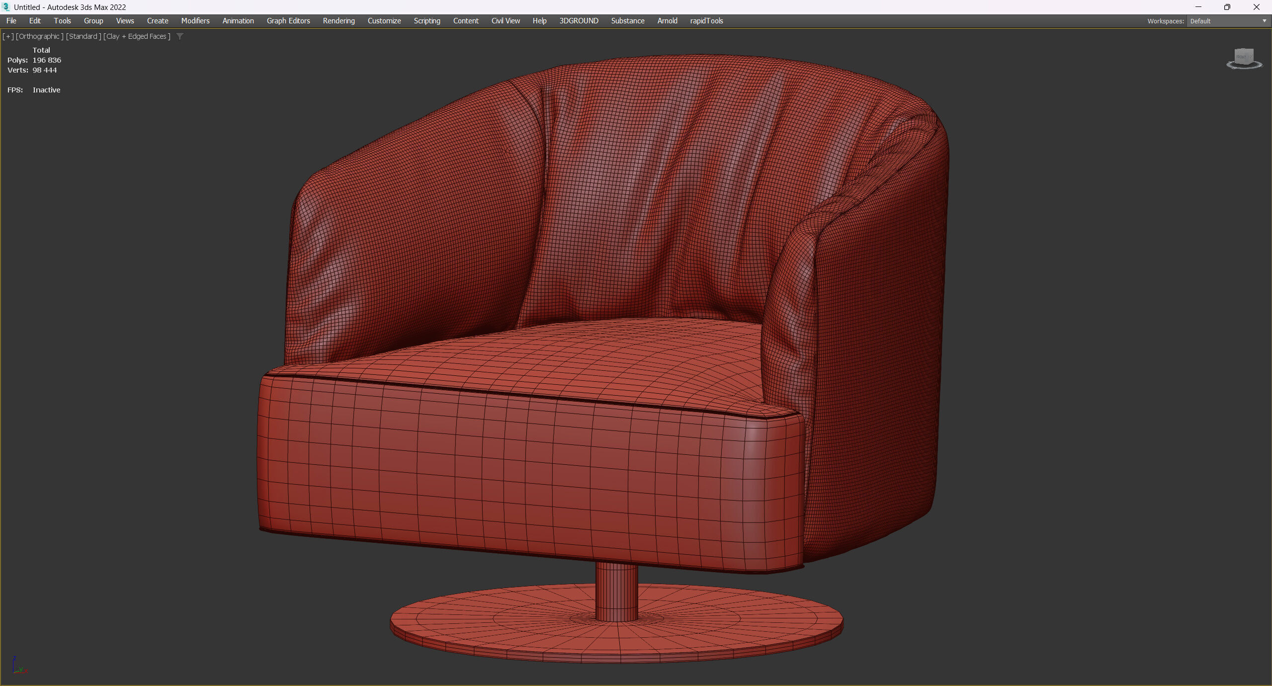 NICOLINE DIGA Low-poly 3D model_8