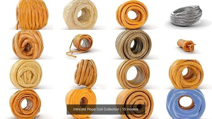 Intricate Rope Coil Collection 