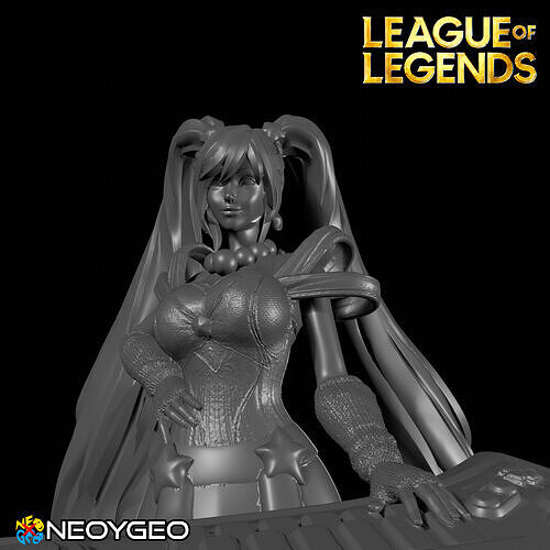 SONA ARCADE - LEAGUE OF LEGENDS 3D print model