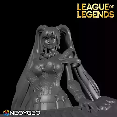 SONA ARCADE - LEAGUE OF LEGENDS 3D print model