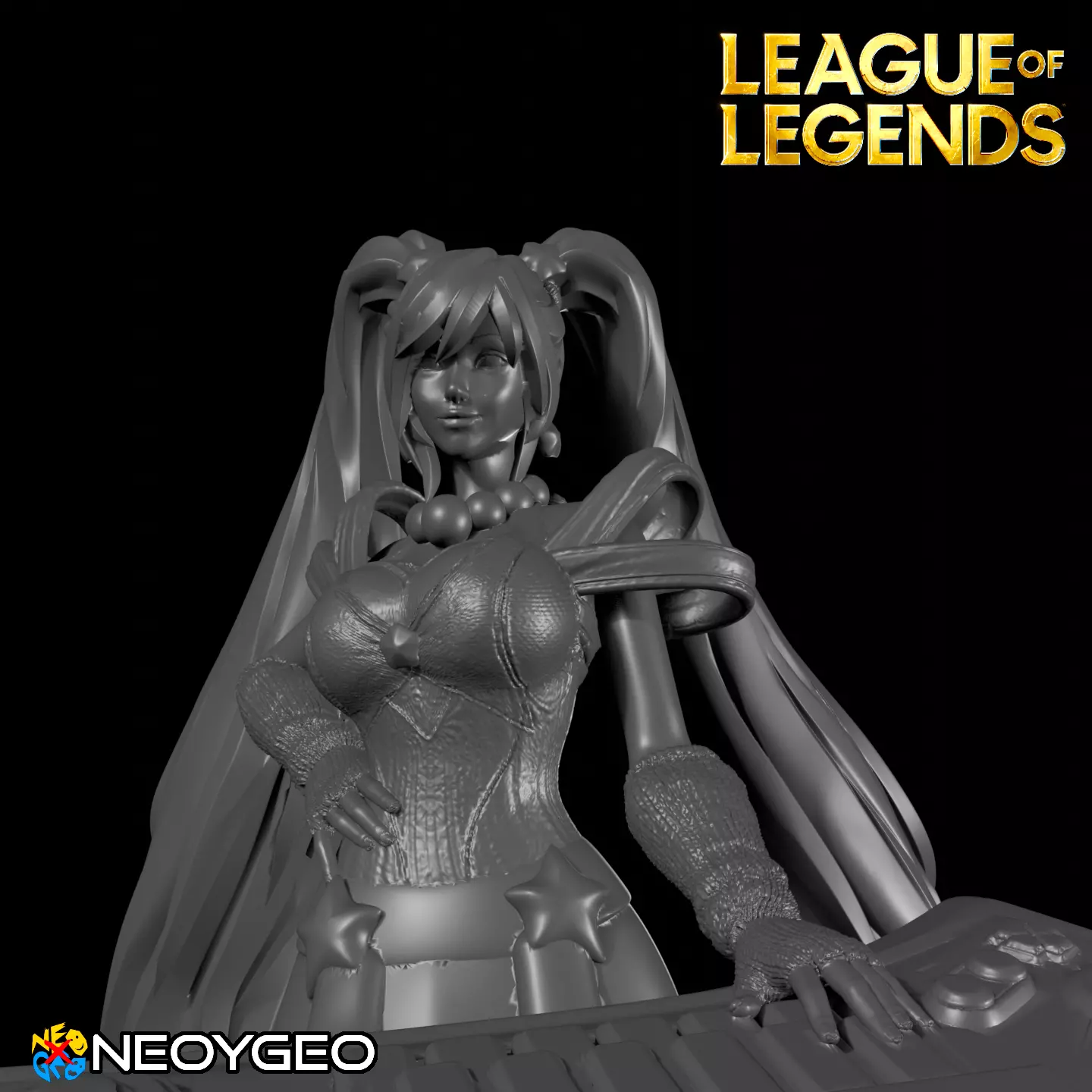 SONA ARCADE - LEAGUE OF LEGENDS 3D print model