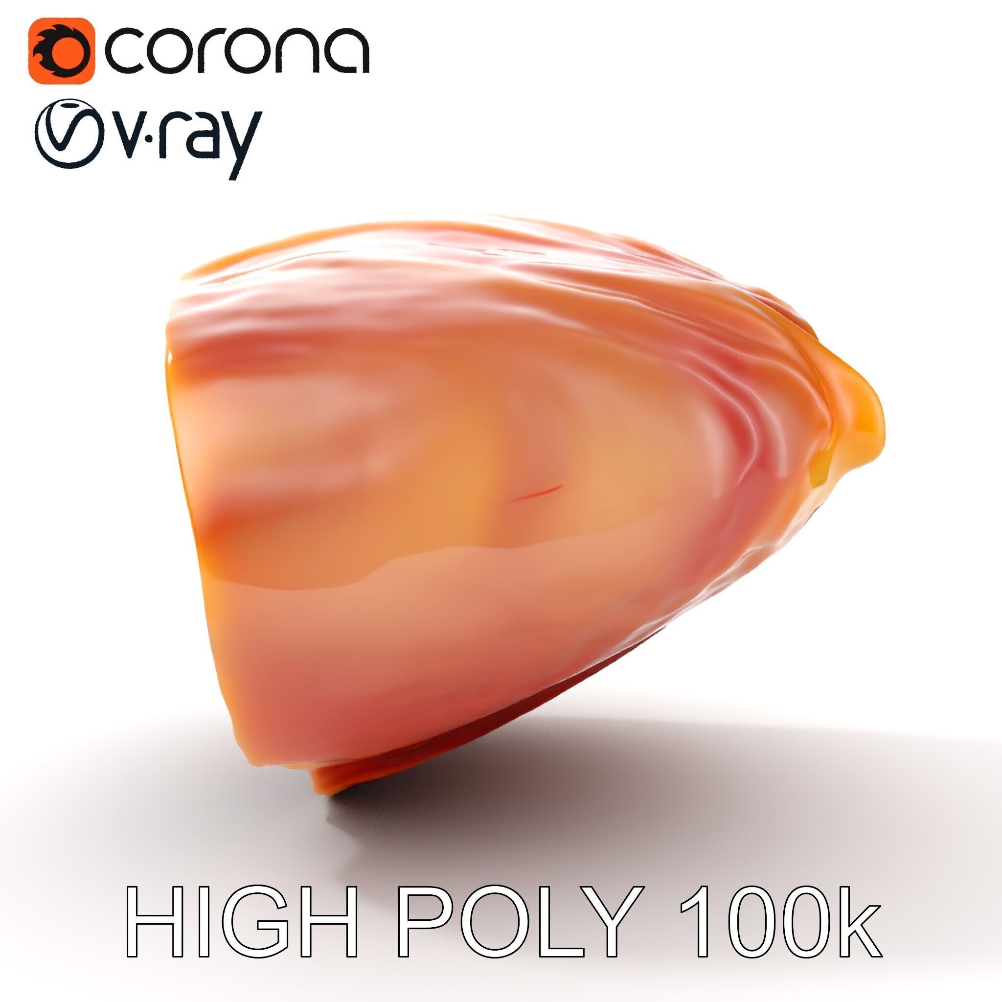 Realistic Meat Cut D Model Pack for Culinary Visualization Low-poly 3D model_10