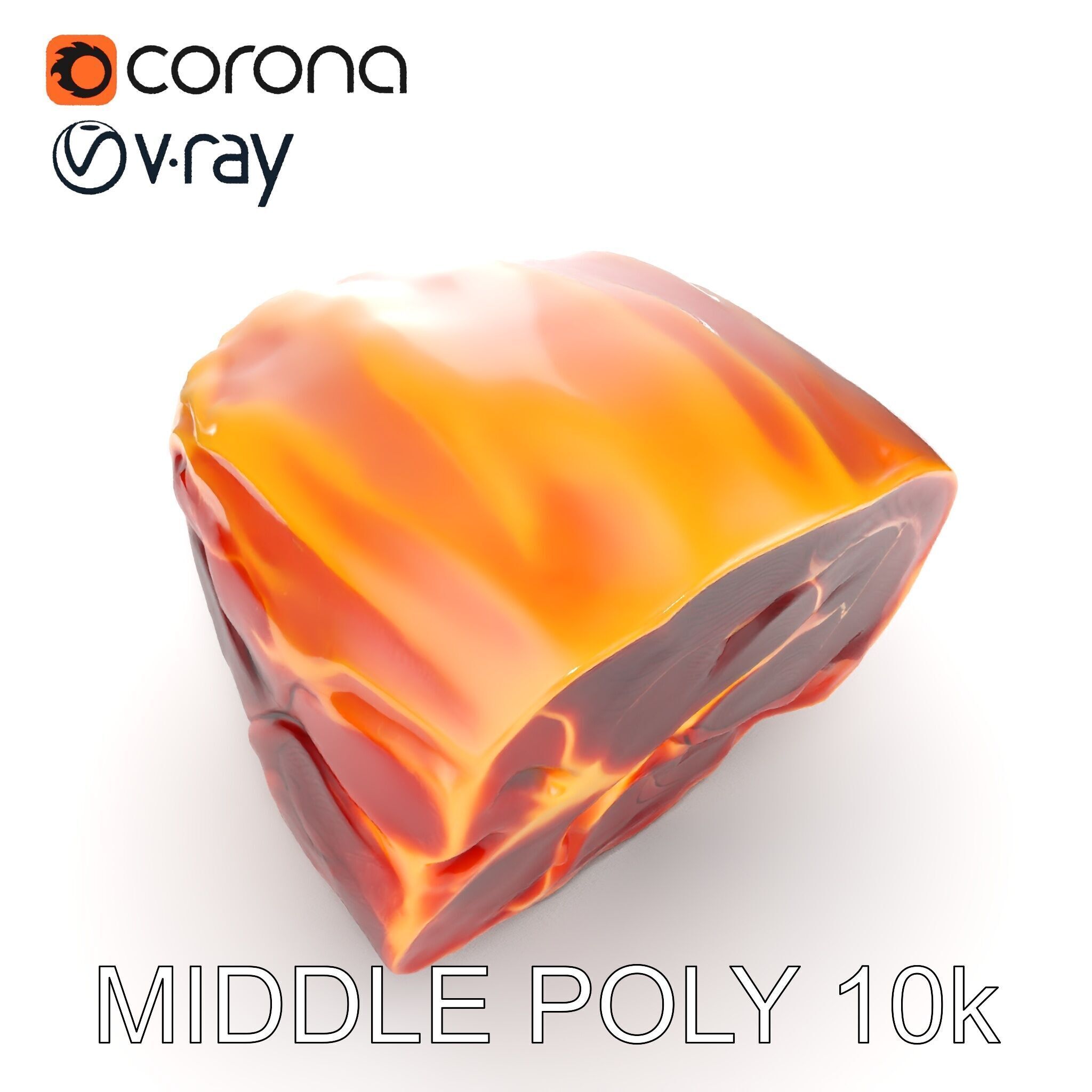 Realistic Meat Cut D Model Pack for Culinary Visualization Low-poly 3D model_8