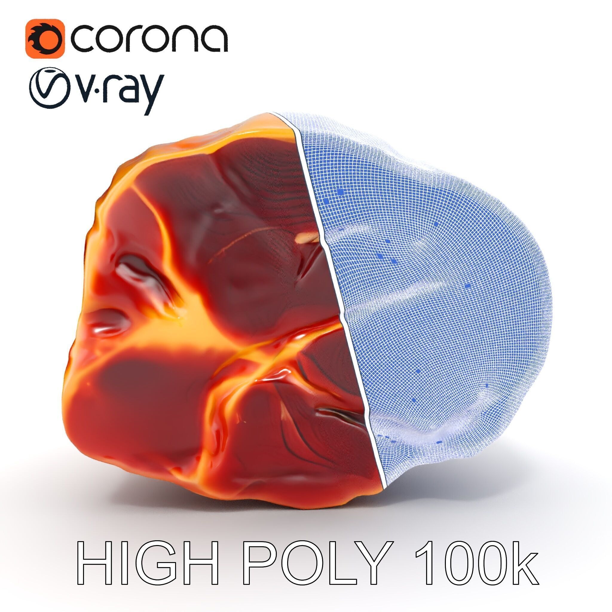 Realistic Meat Cut D Model Pack for Culinary Visualization Low-poly 3D model_32