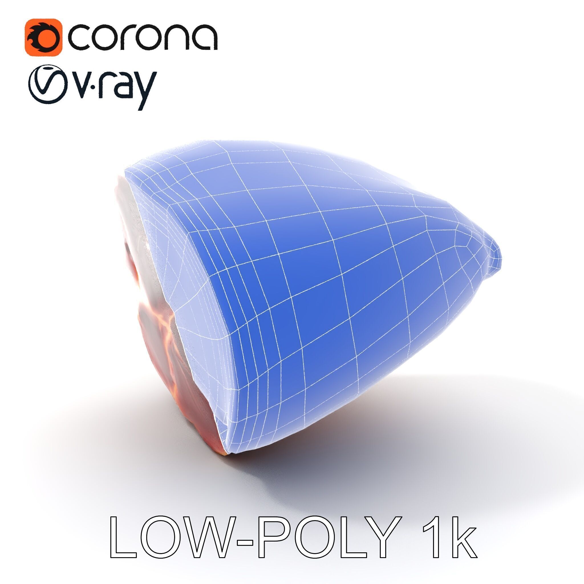 Realistic Meat Cut D Model Pack for Culinary Visualization Low-poly 3D model_15