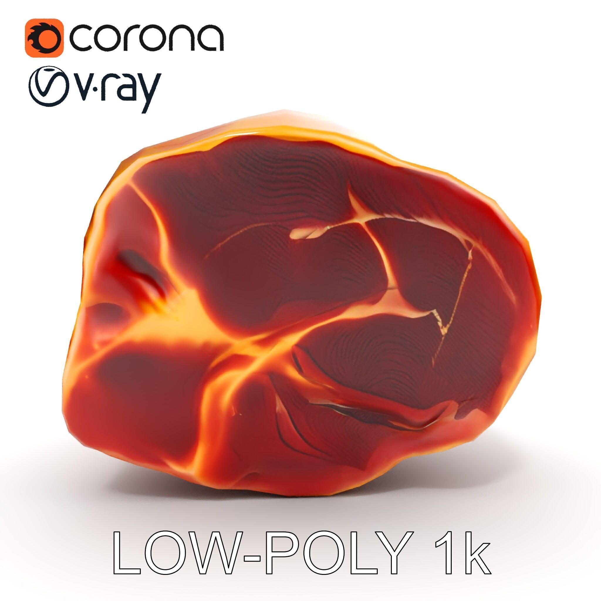 Realistic Meat Cut D Model Pack for Culinary Visualization Low-poly 3D model_23
