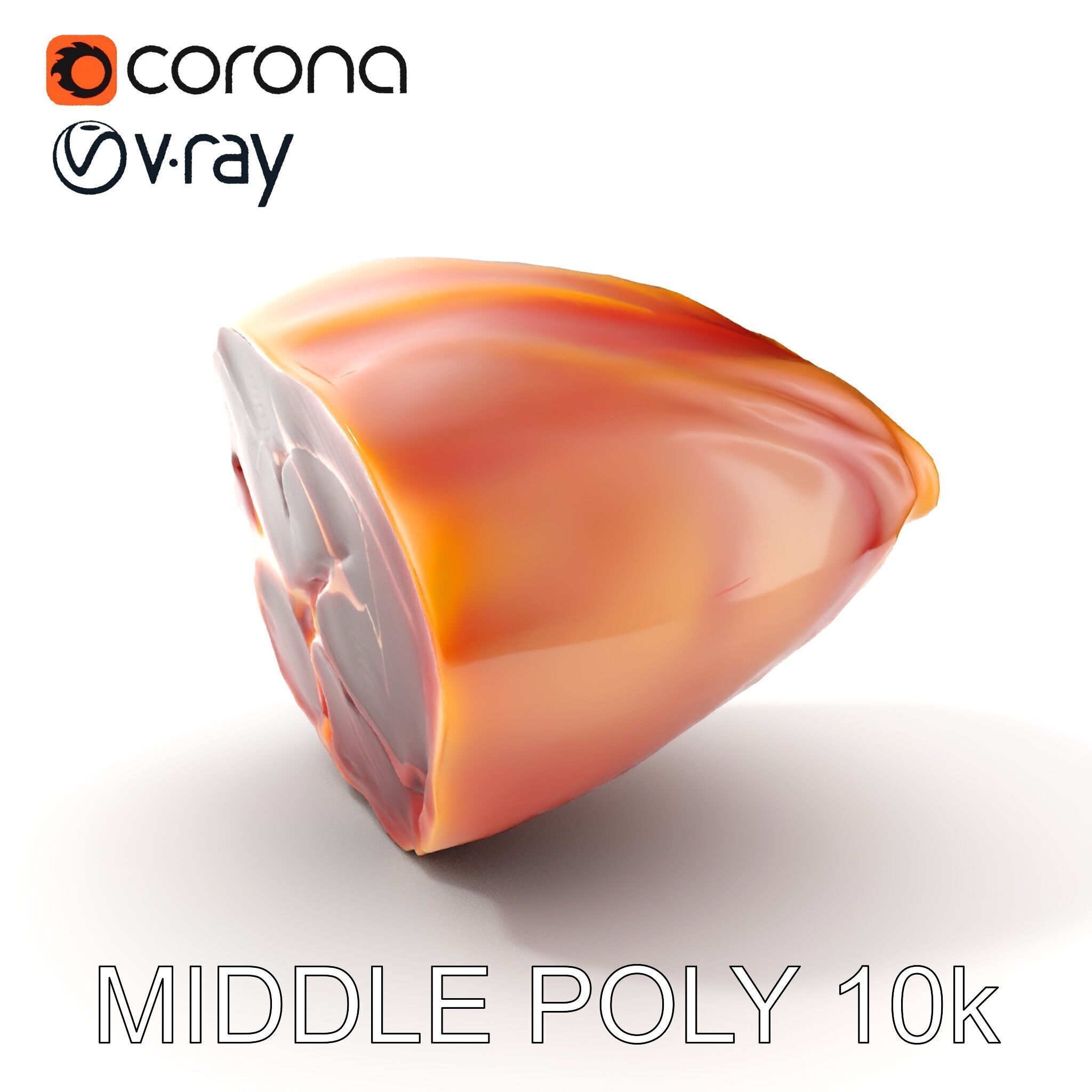 Realistic Meat Cut D Model Pack for Culinary Visualization Low-poly 3D model_11