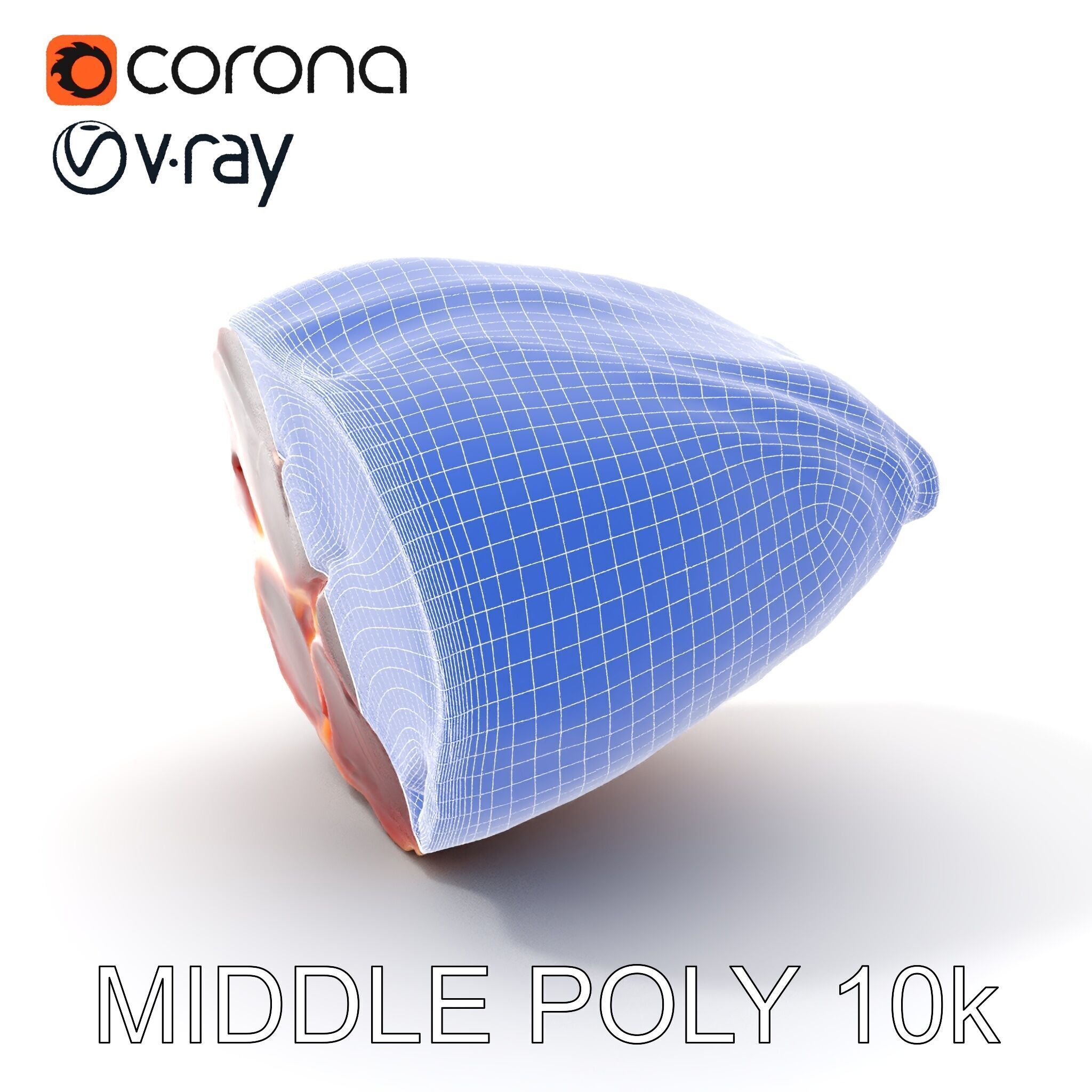 Realistic Meat Cut D Model Pack for Culinary Visualization Low-poly 3D model_19