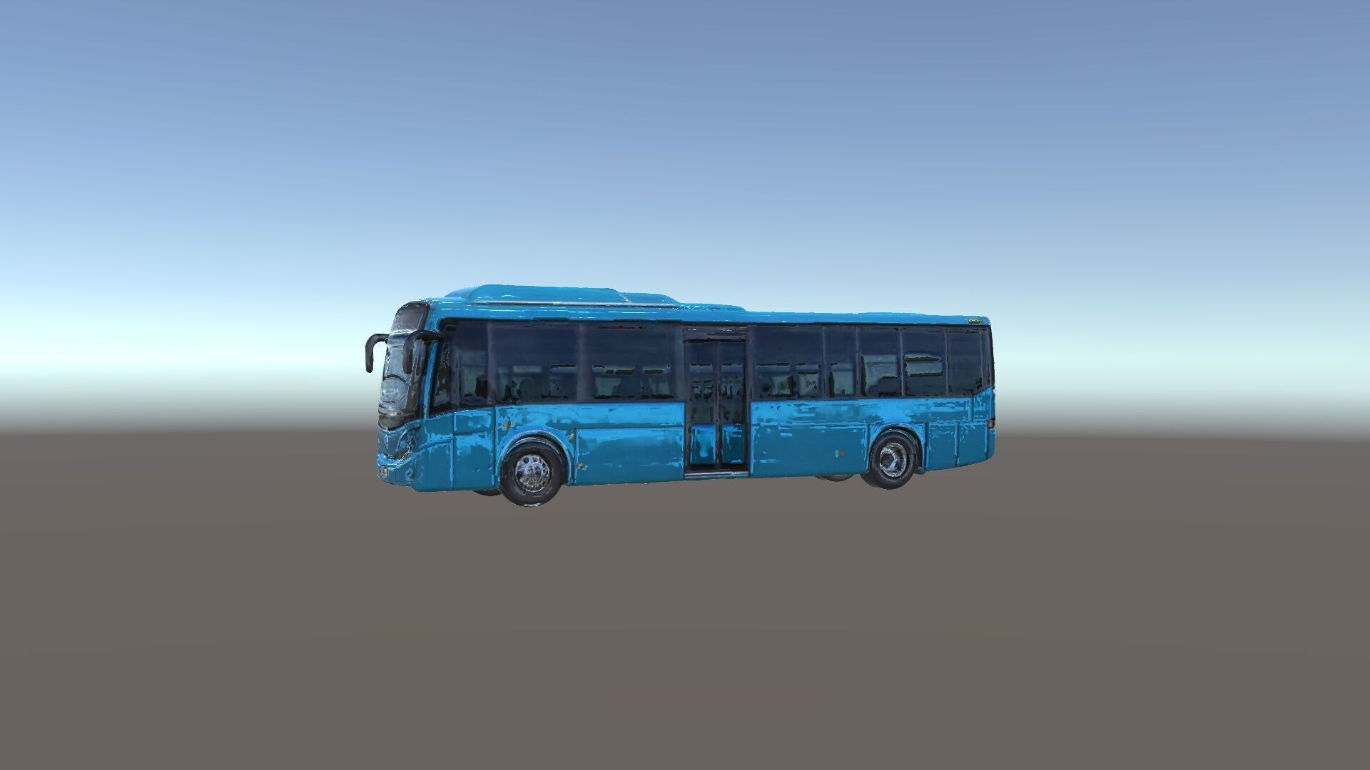 City Bus Model Pack with Various Detail Levels for Rendering ... Low-poly 3D model_34