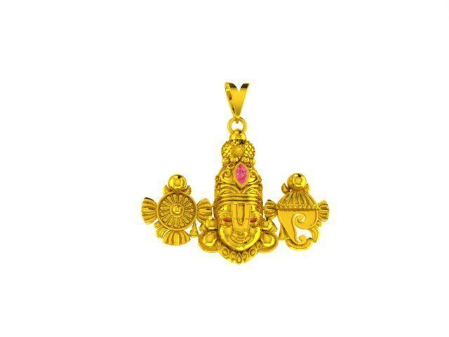 Hindu God Sculptures and Pendant Combo Set Collection 3D print model_57