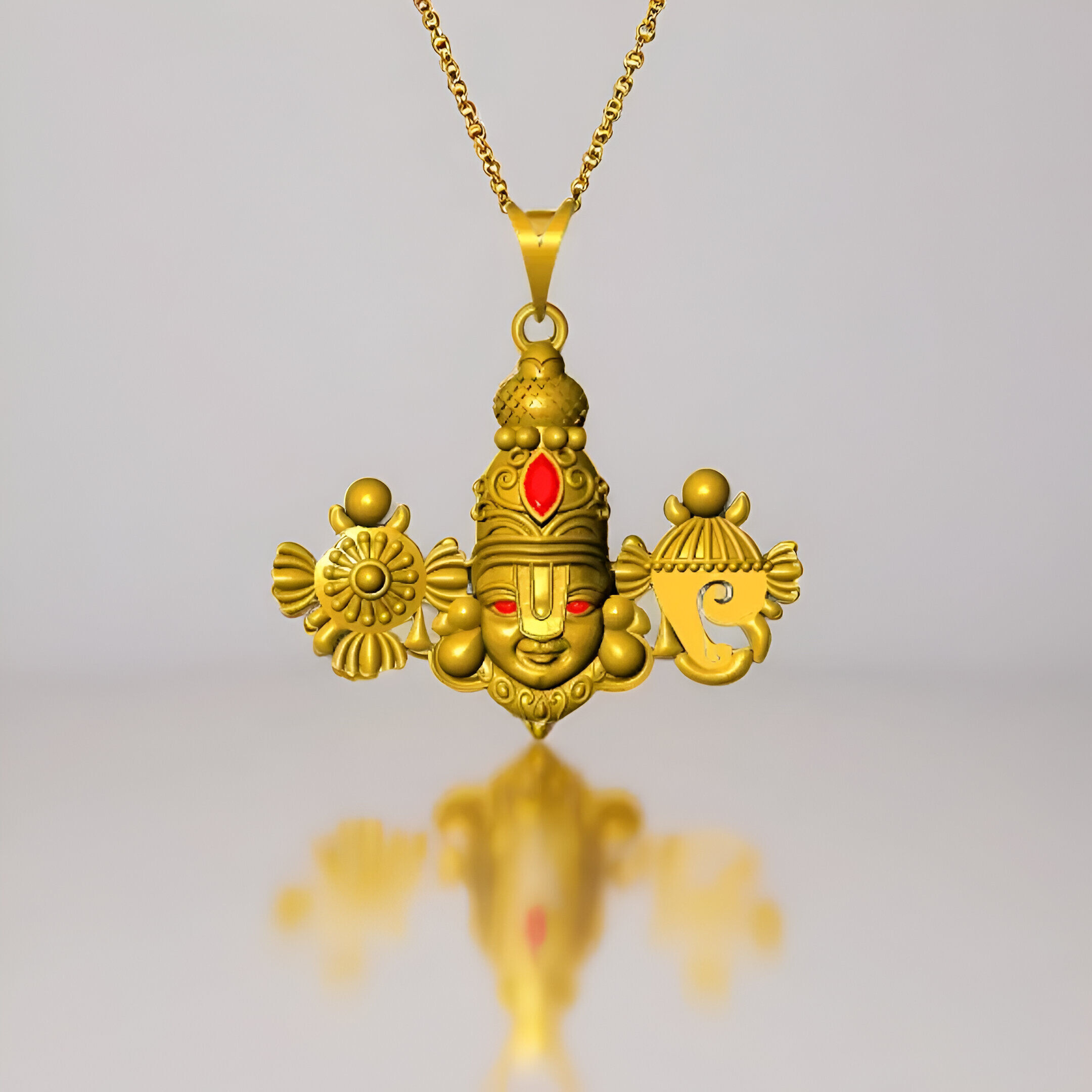 Hindu God Sculptures and Pendant Combo Set Collection 3D print model_5