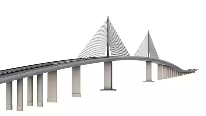 Sunshine Skyway Bridge 3D model