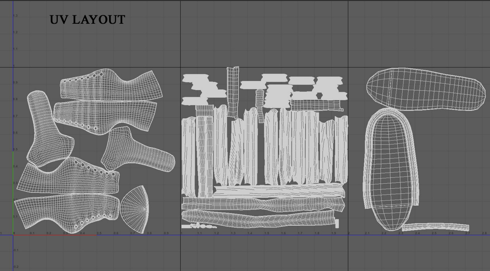 Realistic 3D Canvas Sneakers  Low-poly 3D model_5