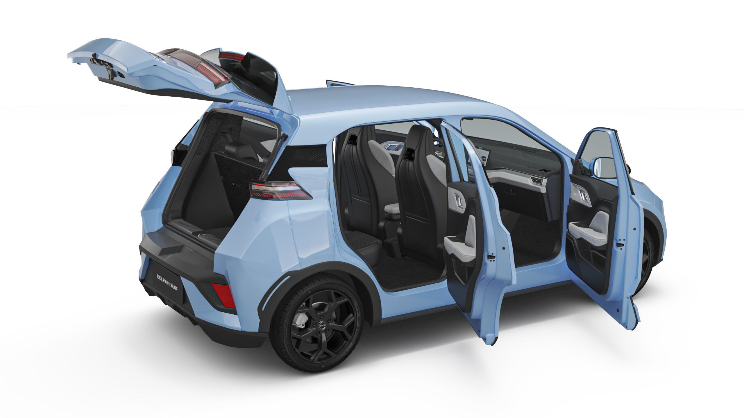 2025 BYD Dolphin Surf Atto1 with Interior 3D model_9