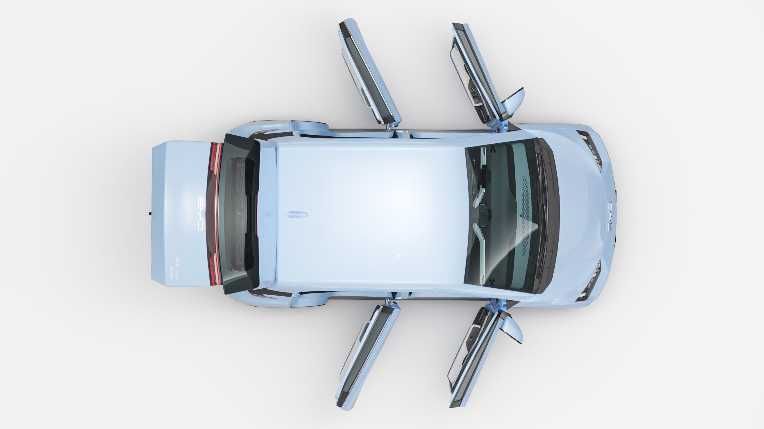 2025 BYD Dolphin Surf Atto1 with Interior 3D model_10