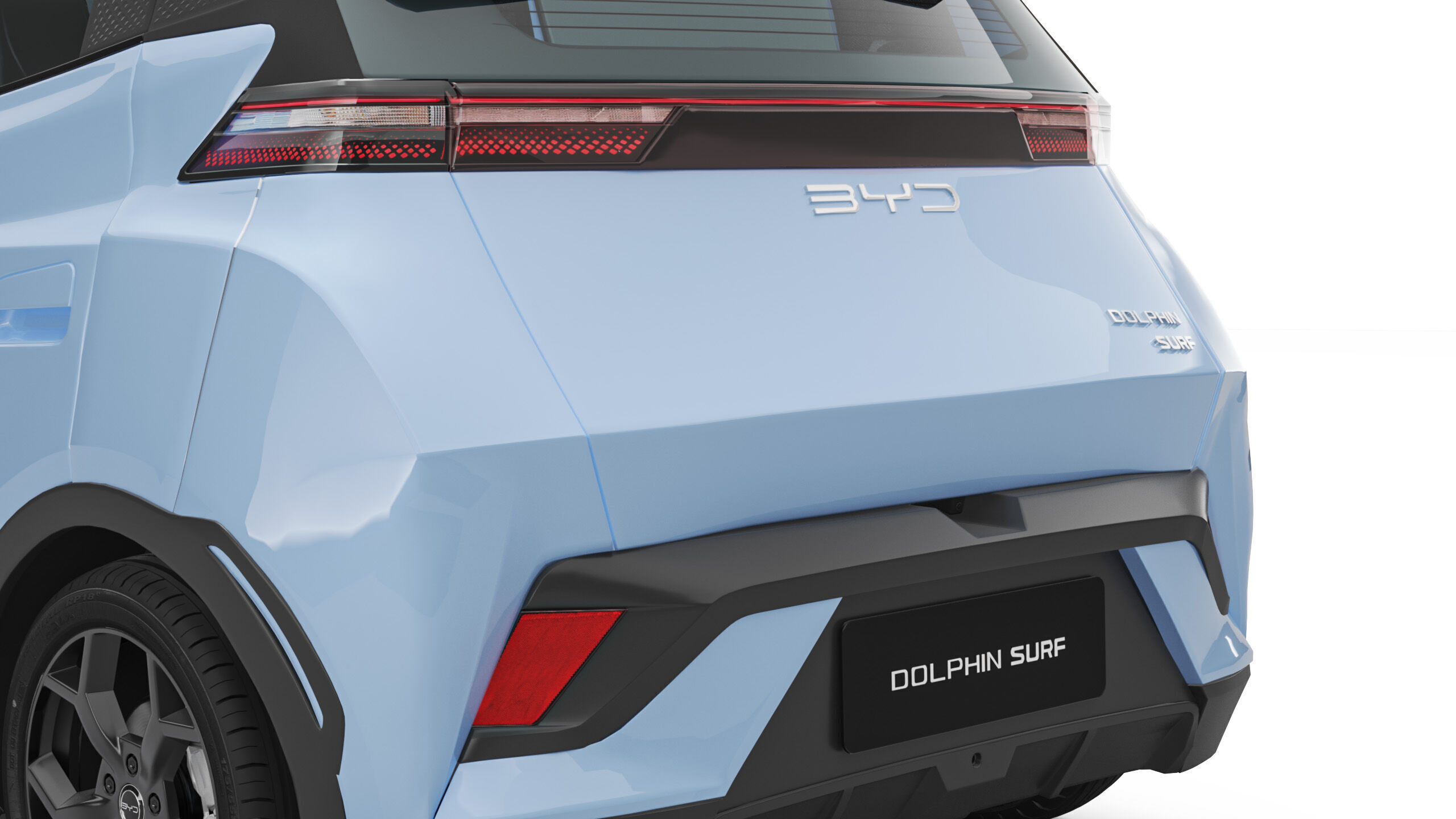 2025 BYD Dolphin Surf Atto1 with Interior 3D model_4