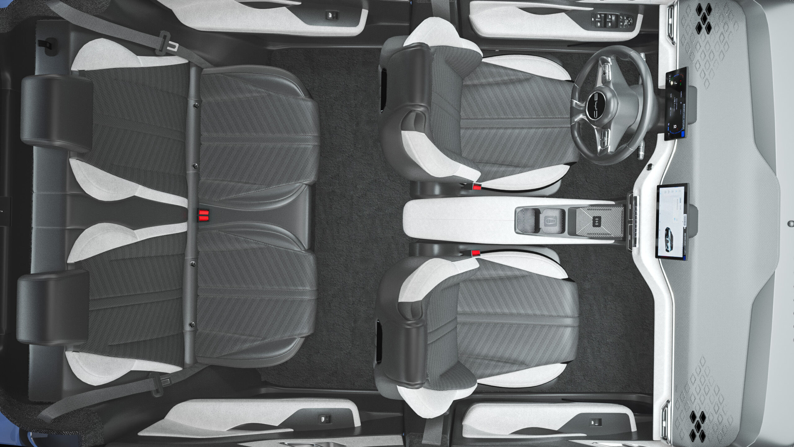 2025 BYD Dolphin Surf Atto1 with Interior 3D model_14