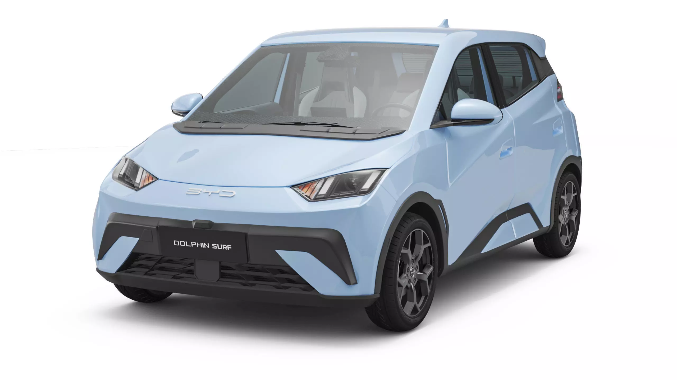 2025 BYD Dolphin Surf Atto1 with Interior 3D model_0