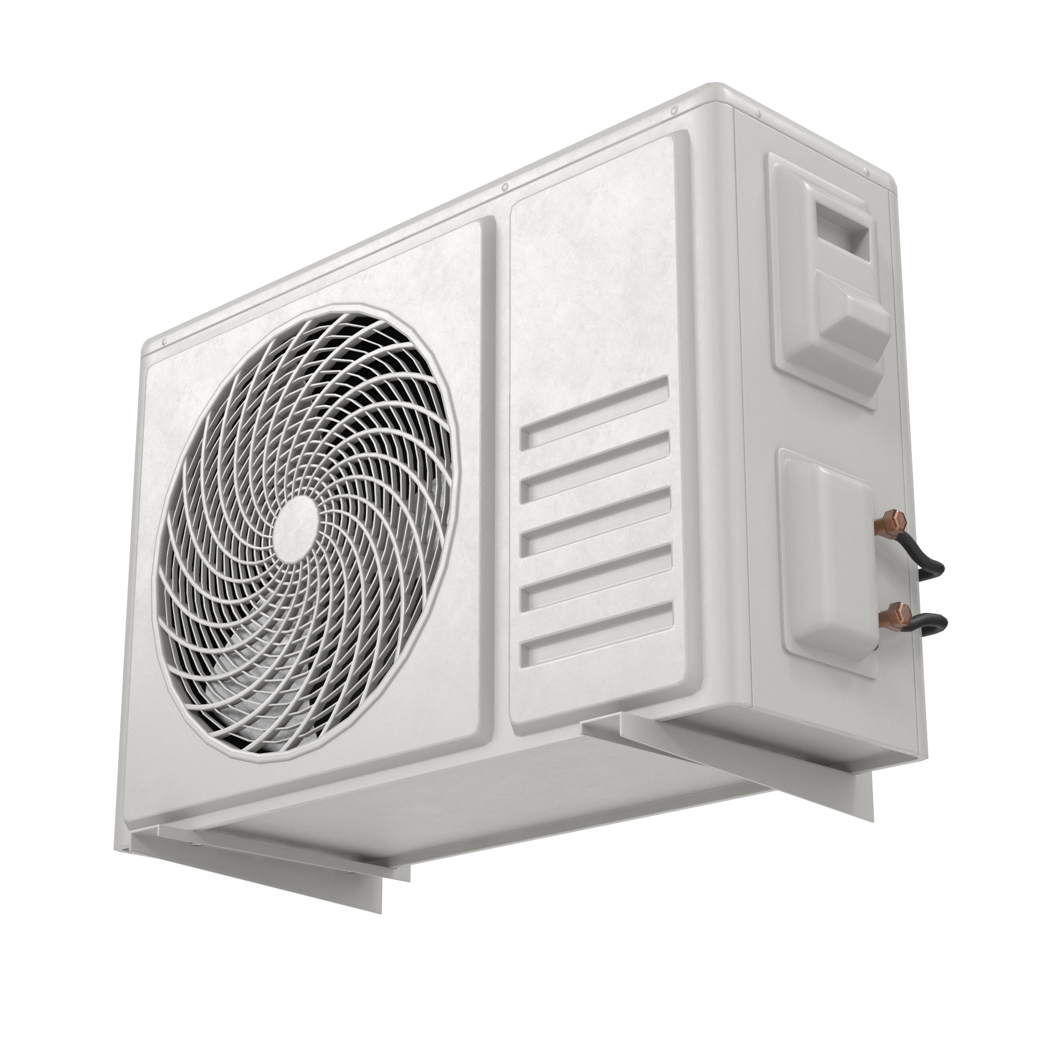 Low Poly PBR Air Conditioner Low-poly 3D model_1