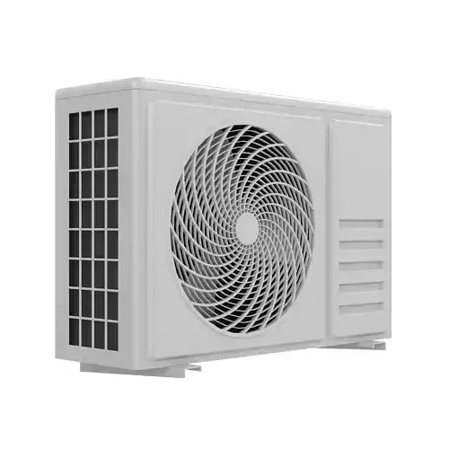 Low Poly PBR Air Conditioner Low-poly 3D model Low Poly PBR Air Conditioner Low-poly 3D model