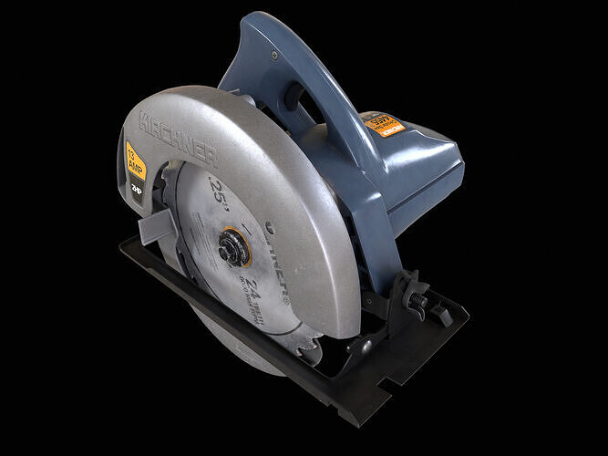 Circular Saw PBR 3D model