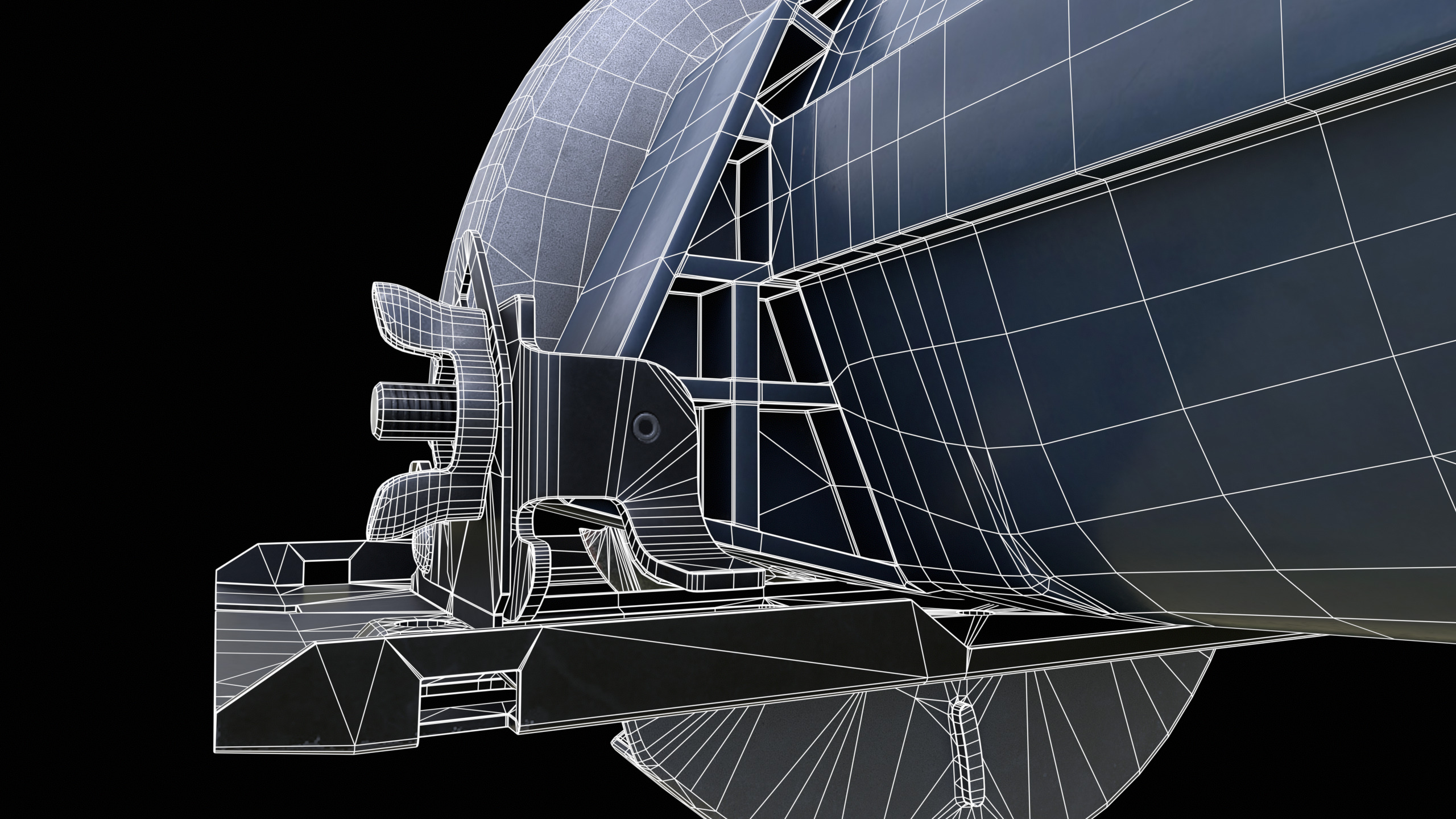 Circular Saw Machine PBR 3D model_21