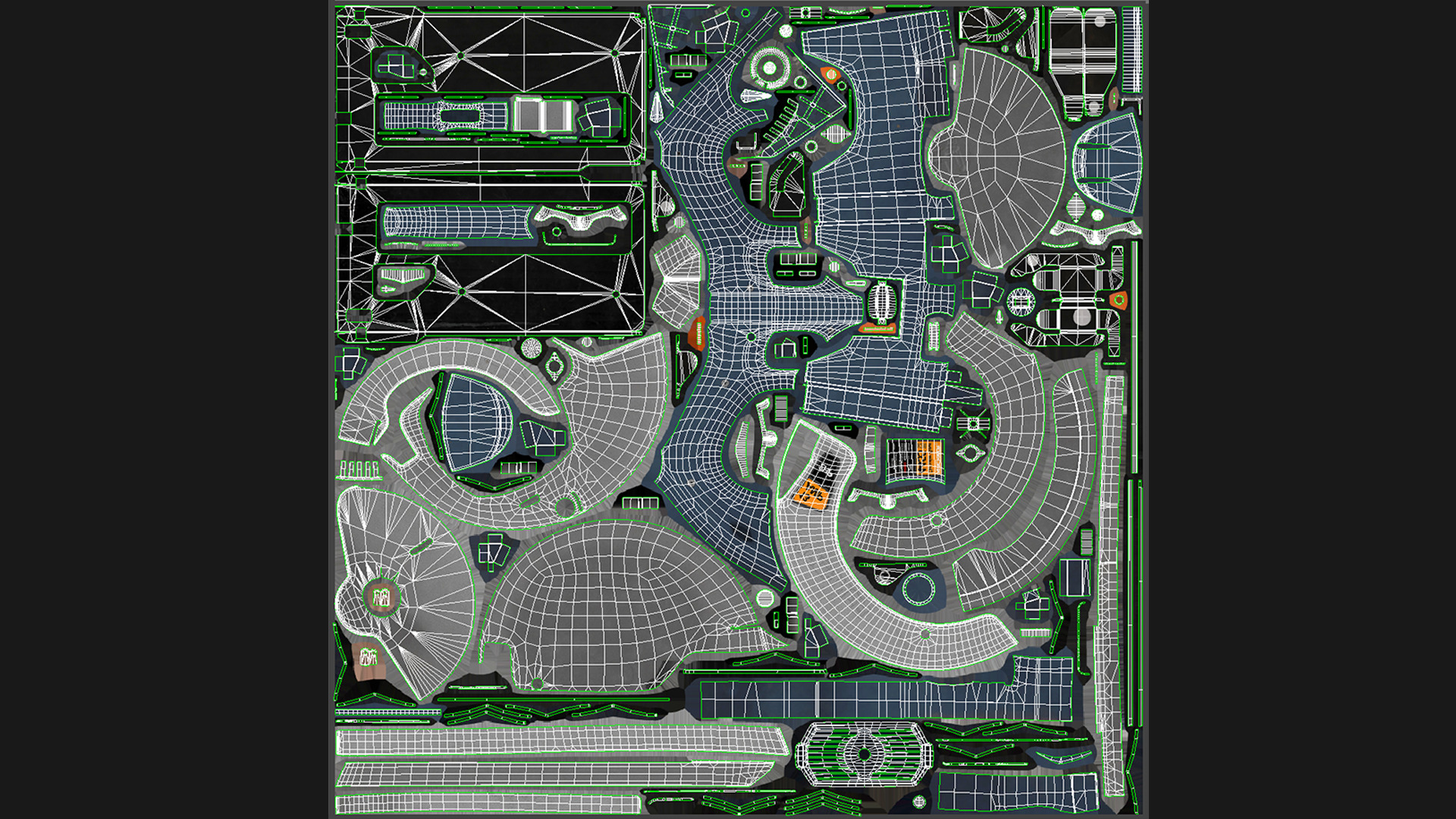 Circular Saw Machine PBR 3D model_22