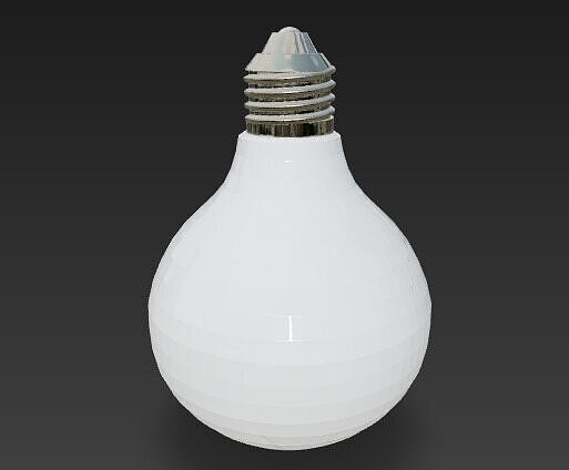 Faceted Globe LED Bulb 3D model