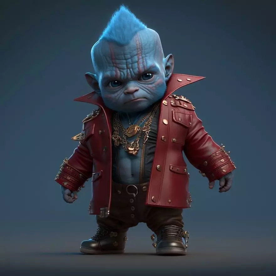 Baby Yondu 3D print model