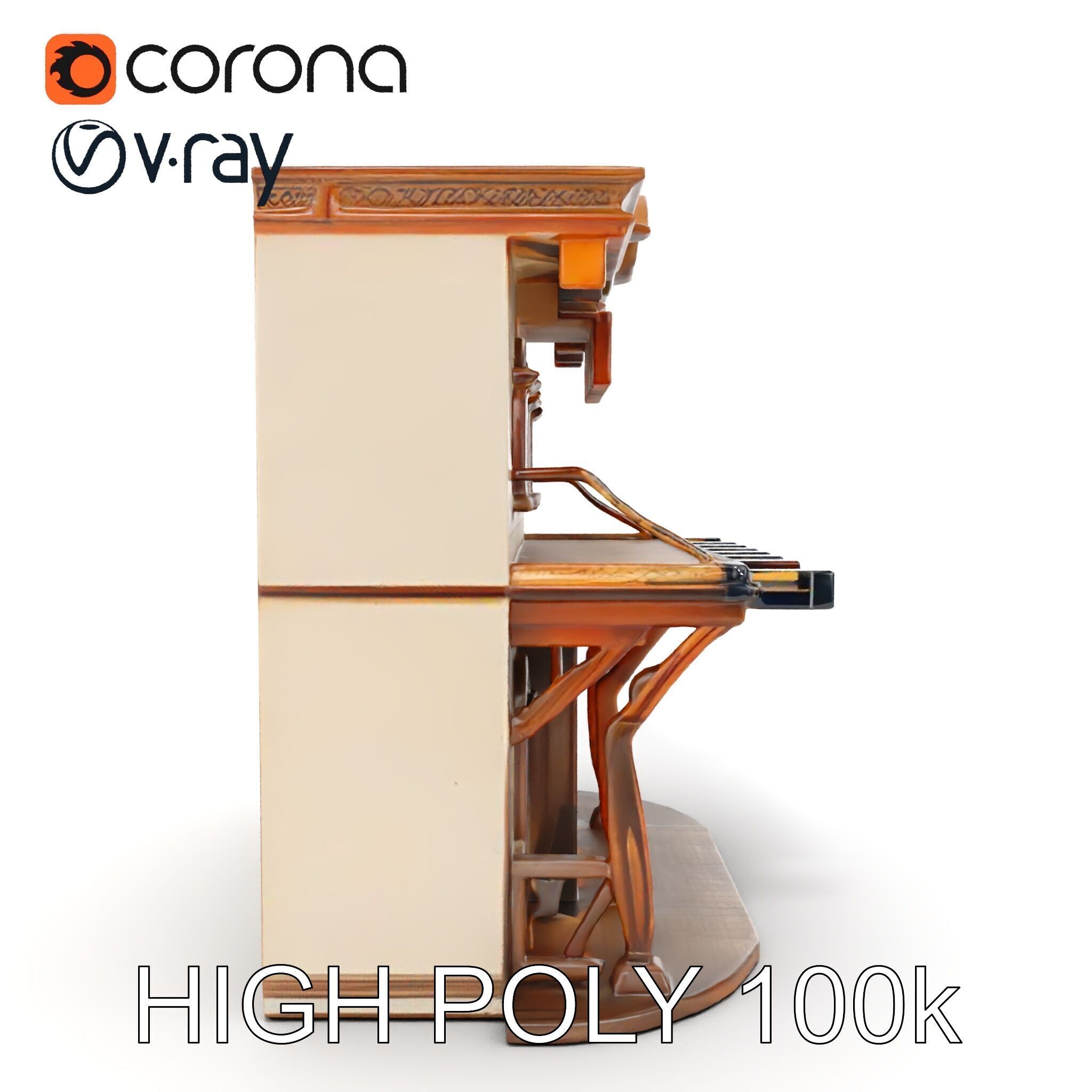 Western Saloon Building Model Pack Low-poly 3D model_10