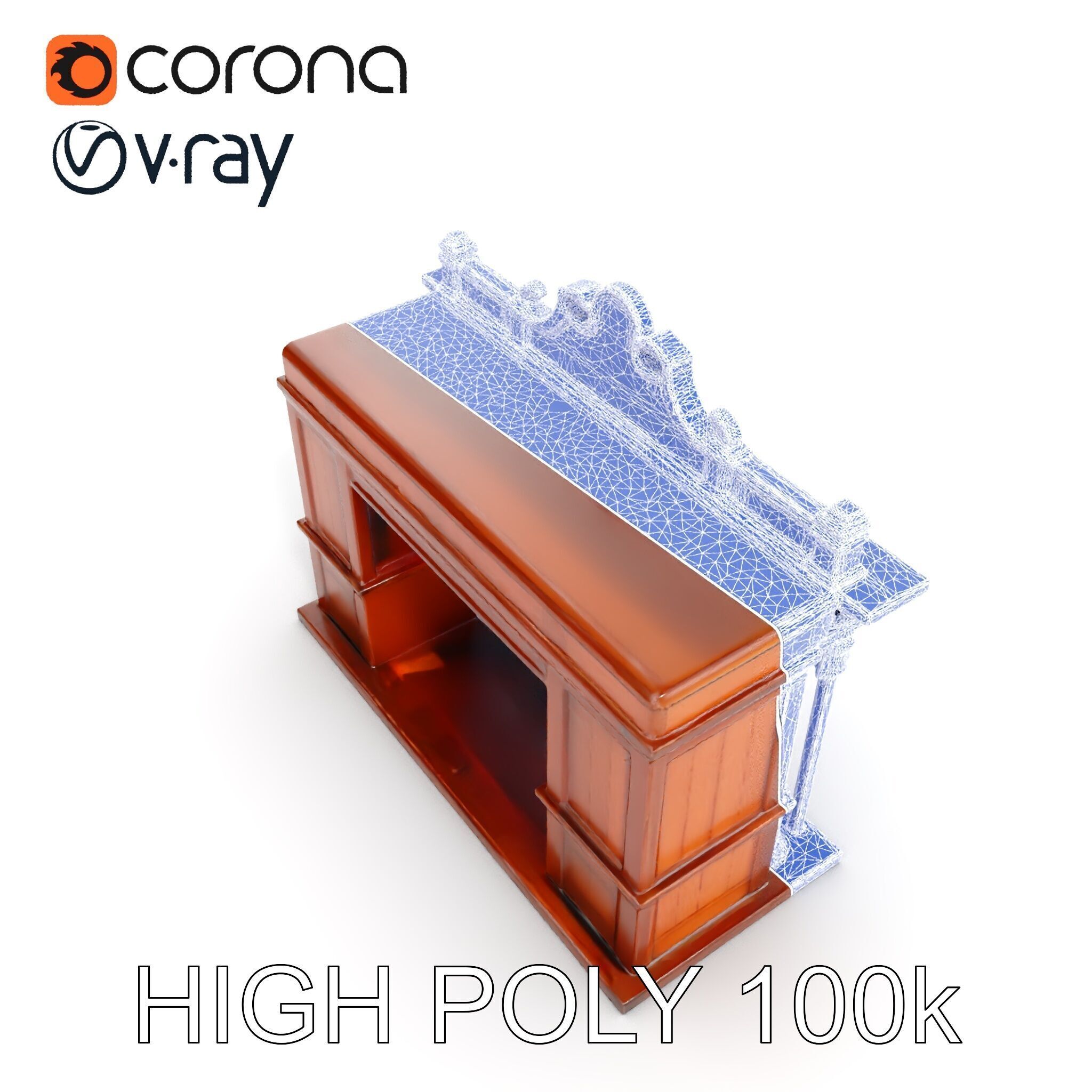 Western Saloon Facade Model Pack  D Architectural Design Low-poly 3D model_31