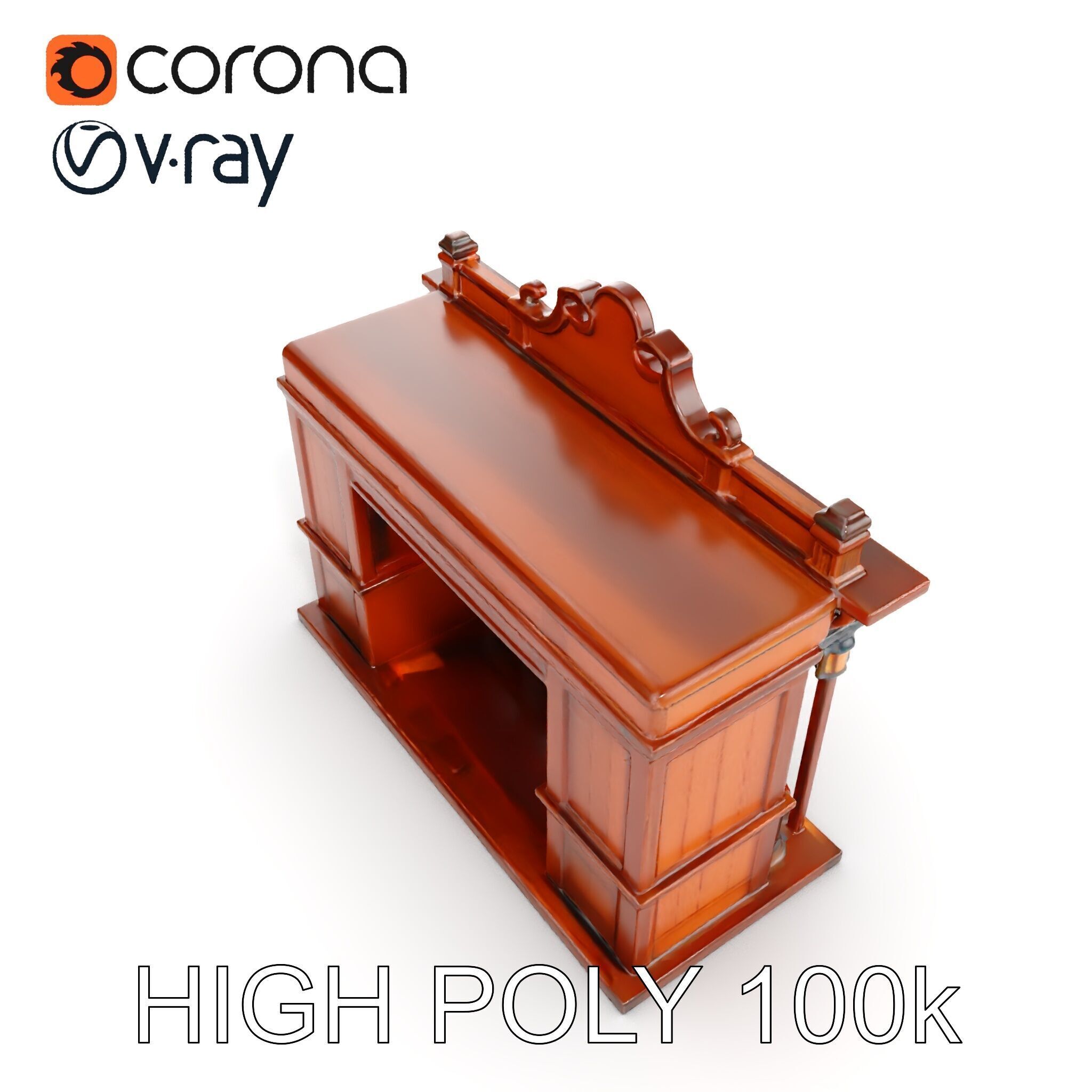 Western Saloon Facade Model Pack  D Architectural Design Low-poly 3D model_6