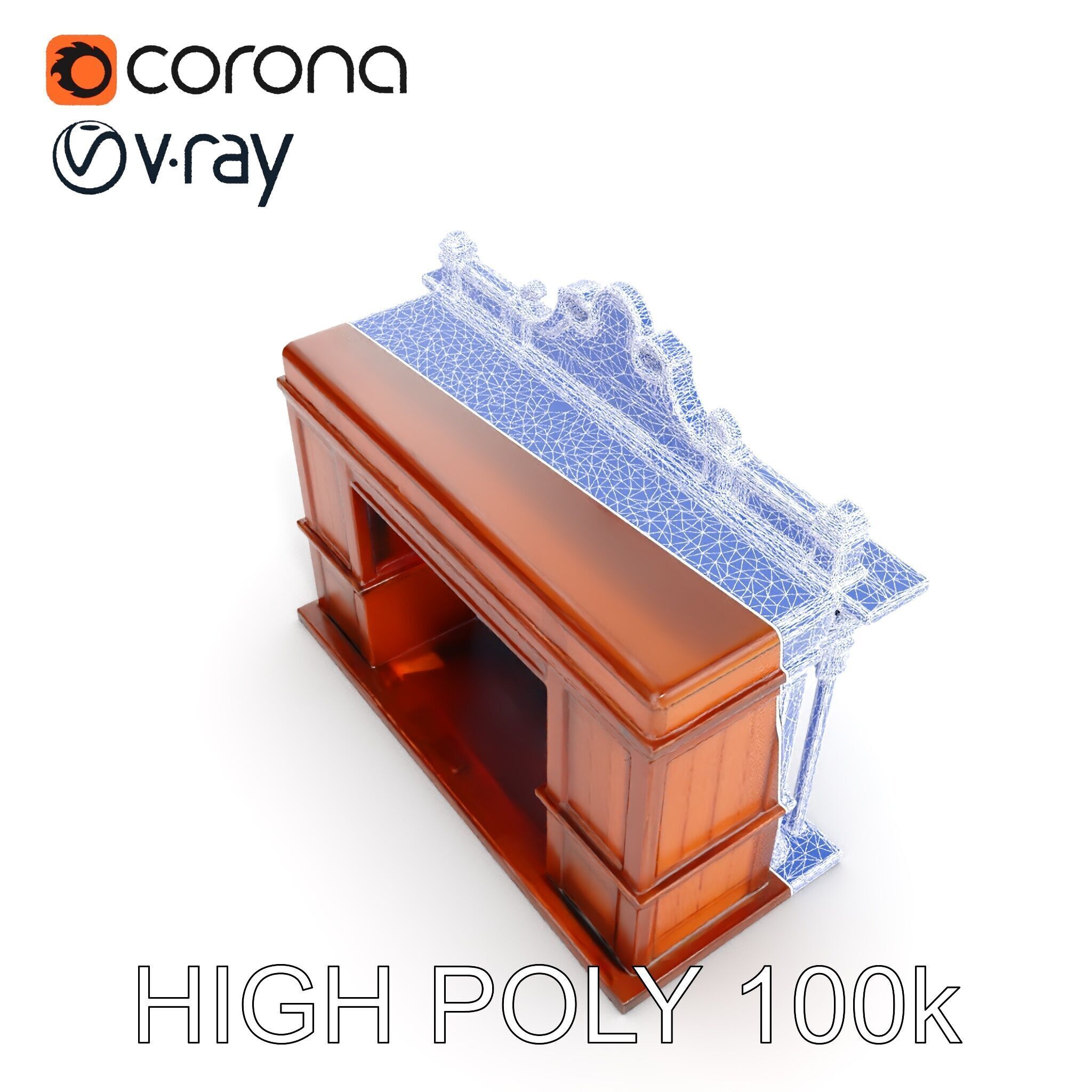 Western Saloon Facade Model Pack  D Architectural Design Low-poly 3D model_27