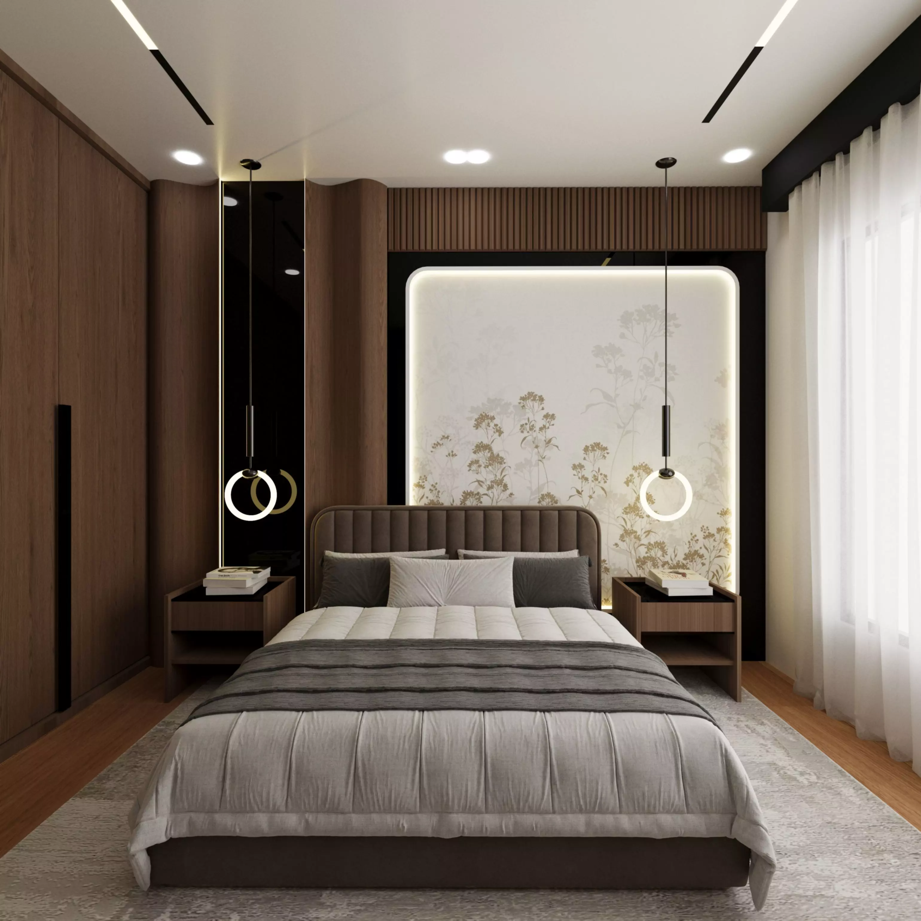 luxury bedroom Free 3D model