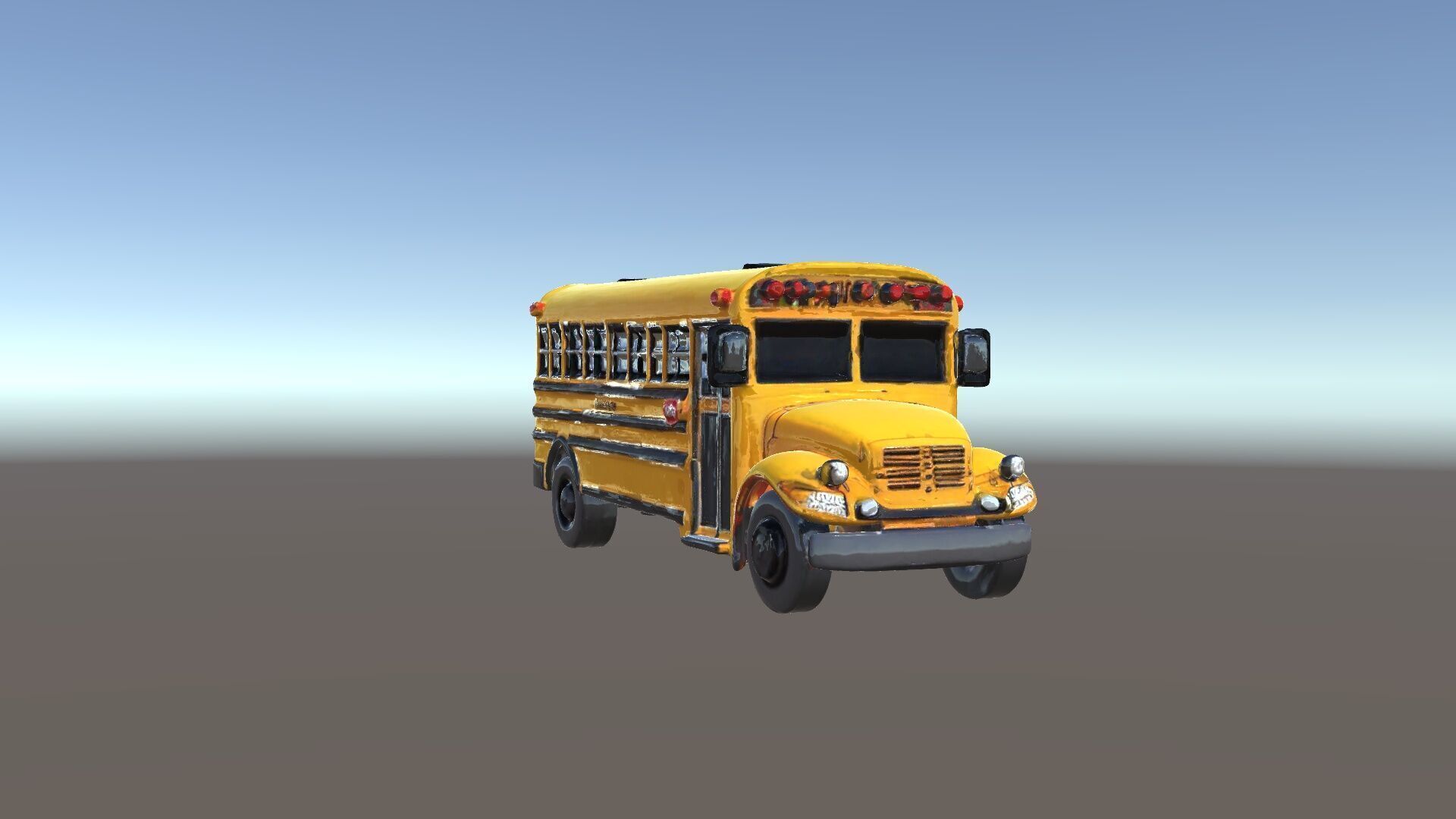 Detailed School Bus D Model Pack Low-poly 3D model_33