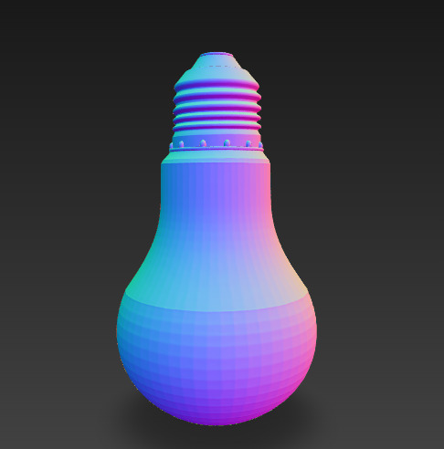 3D Pack LED Spiral Incandescent Bulbs 3D model_4