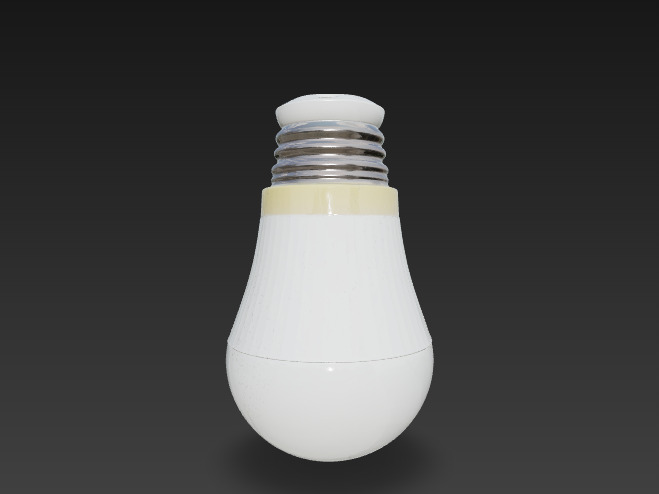 3D Pack LED Spiral Incandescent Bulbs 3D model_45