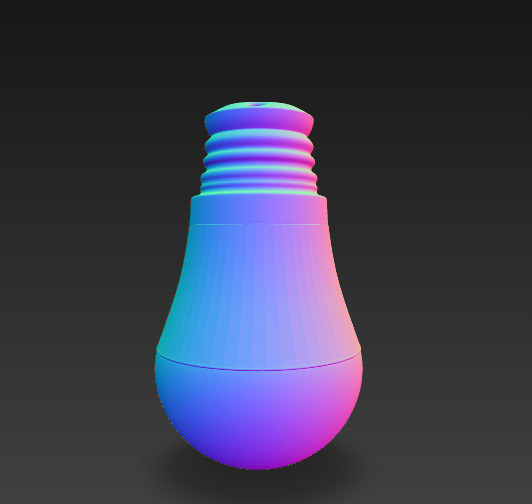 3D Pack LED Spiral Incandescent Bulbs 3D model_48