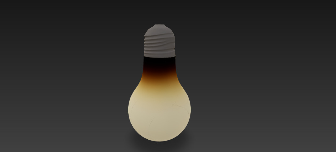 3D Pack LED Spiral Incandescent Bulbs 3D model_15