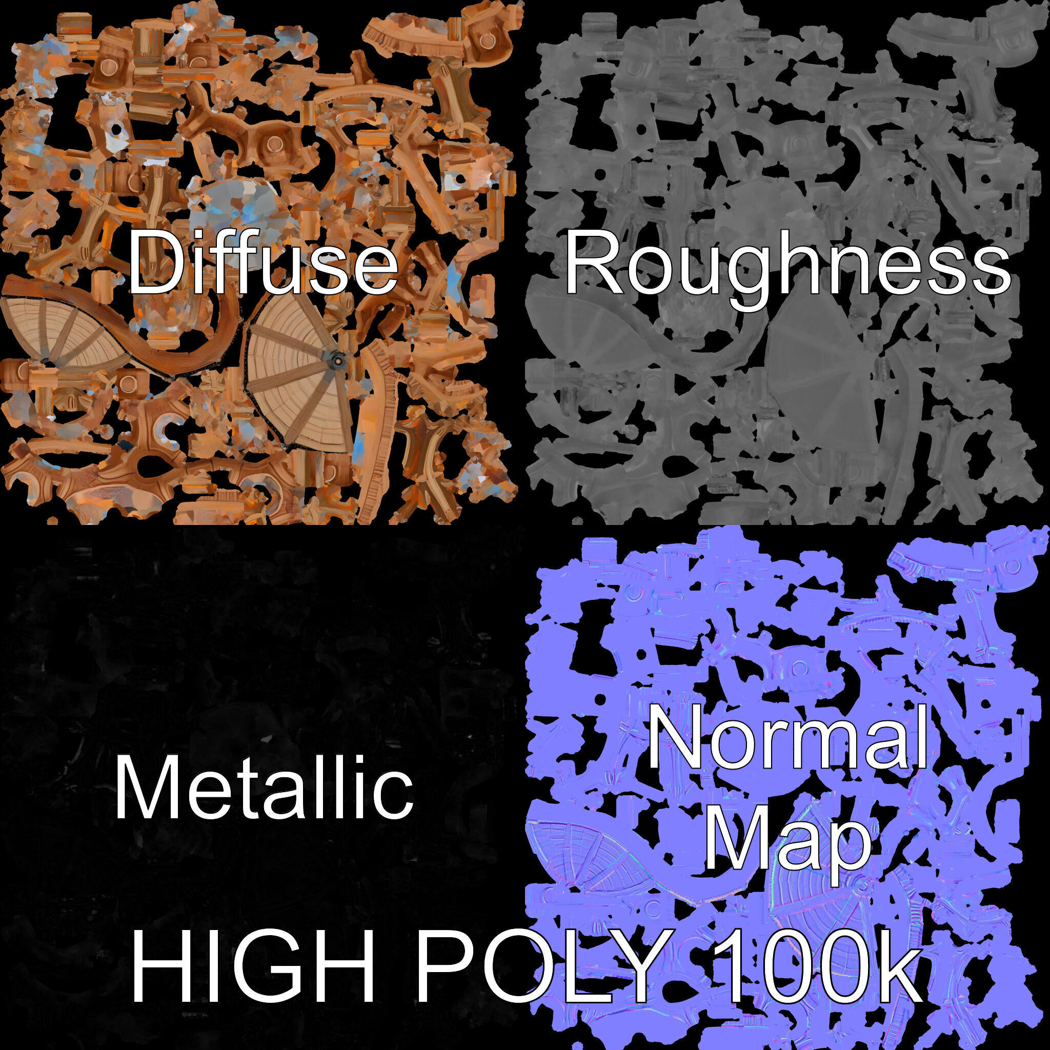 Wooden Lighthouse Tower model pack for Game and Architectural... Low-poly 3D model_3