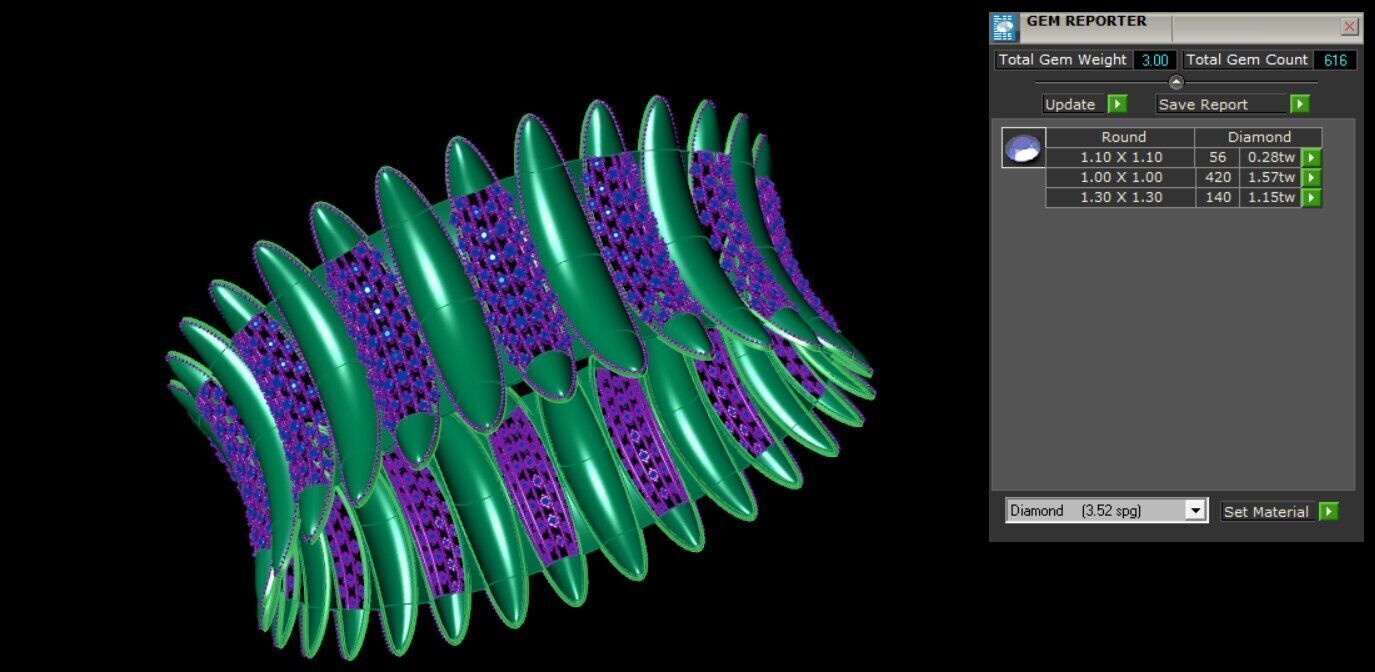 Fashion Bracelets 3D print model_3