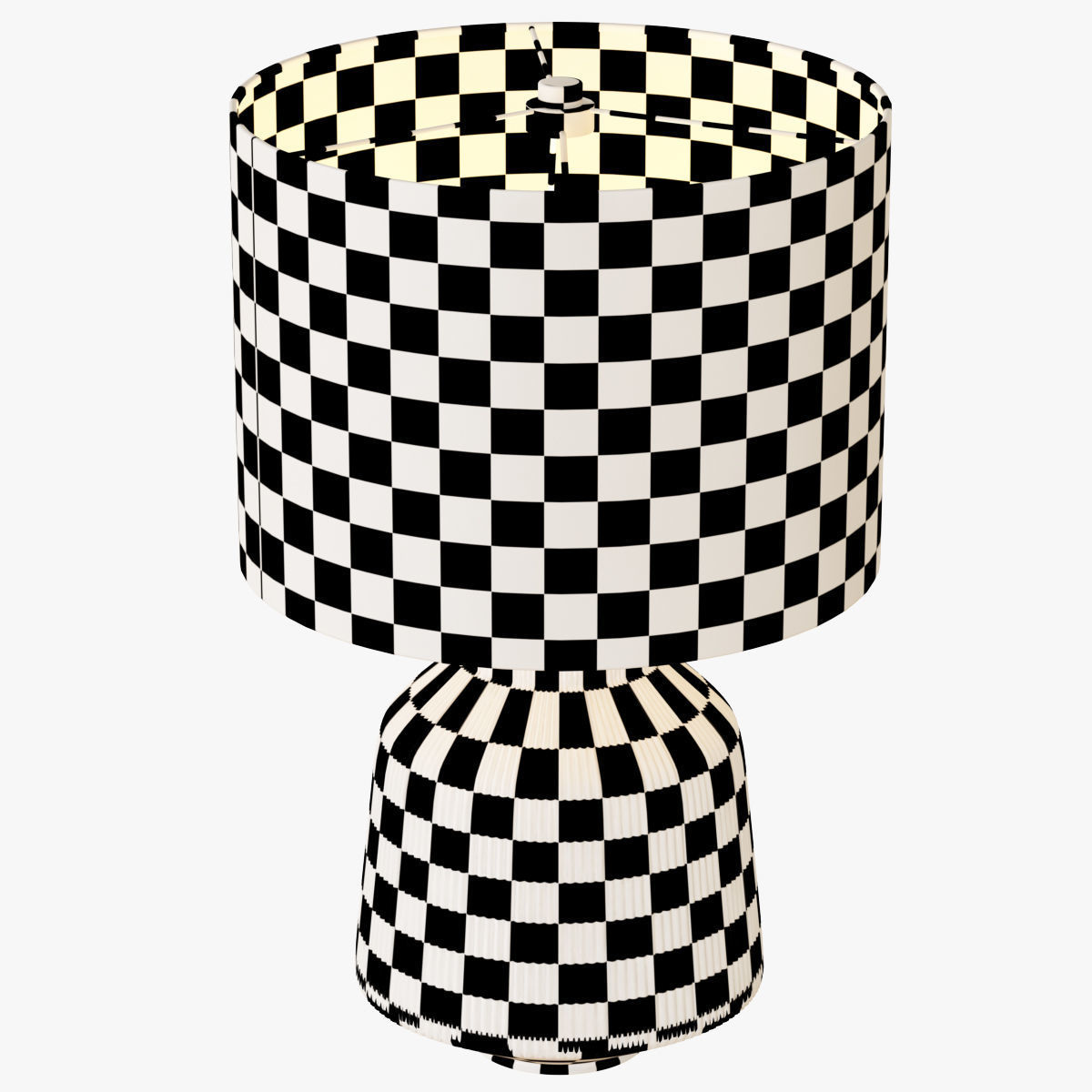 Roar Rabbit Ripple Ceramic Table Lamp 3D model_4