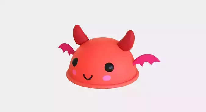 Low-Poly Devil Hat