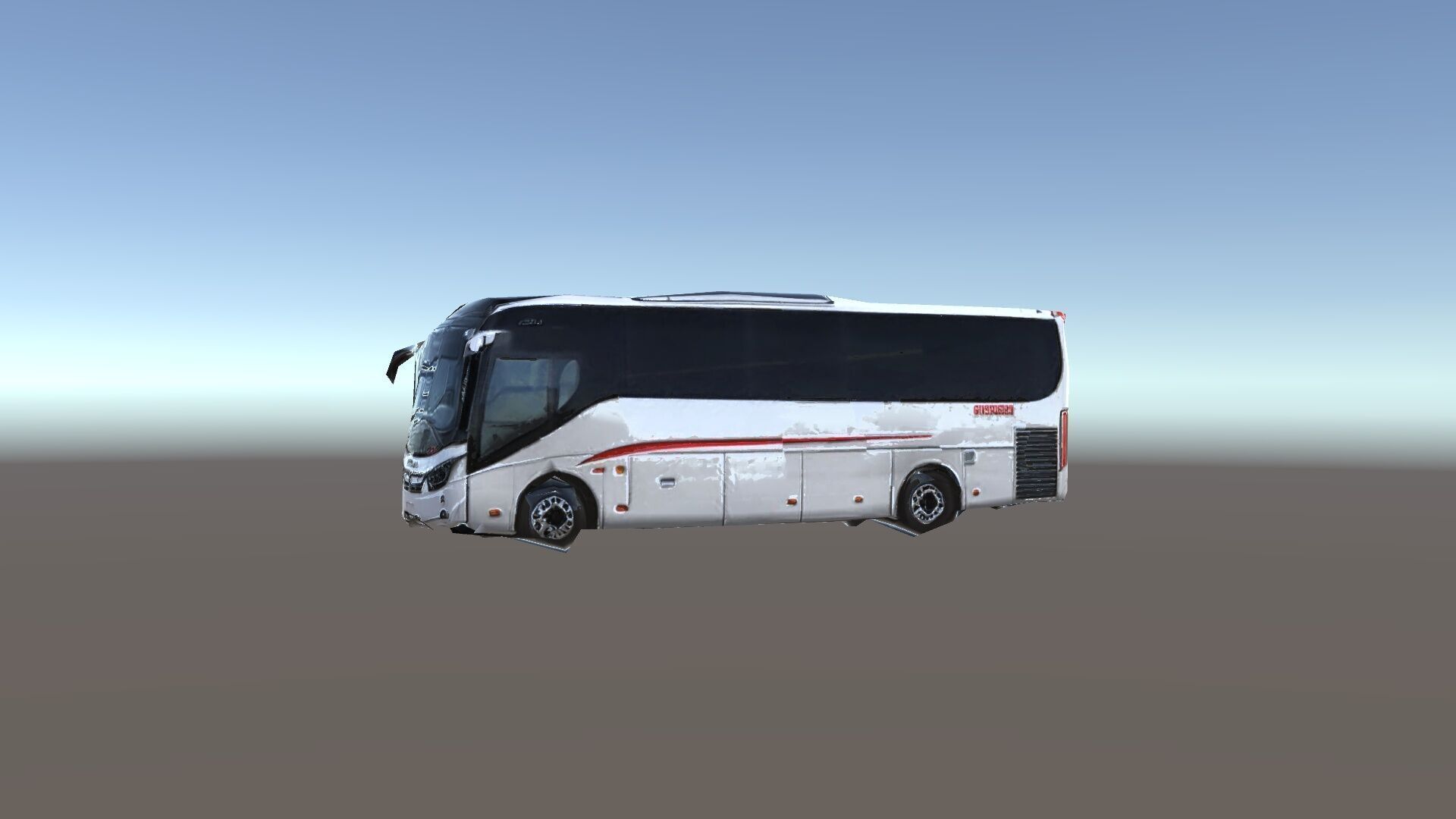 Modern Coach Bus Model Pack for Unity and Unreal Low-poly 3D model_35
