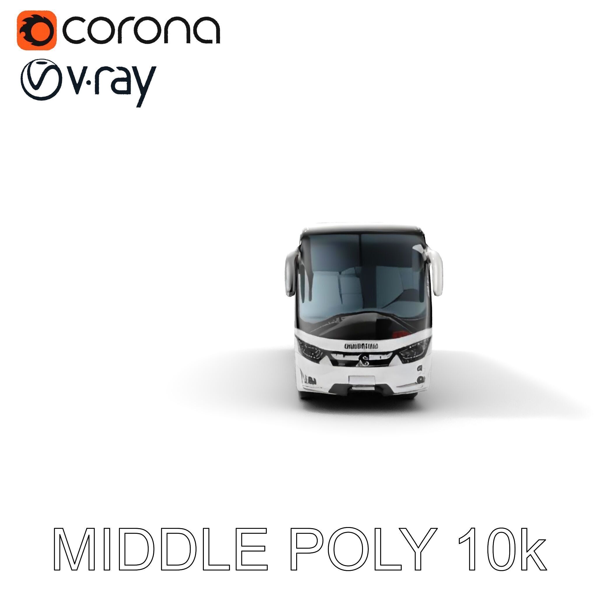 Modern Coach Bus Model Pack for Unity and Unreal Low-poly 3D model_22