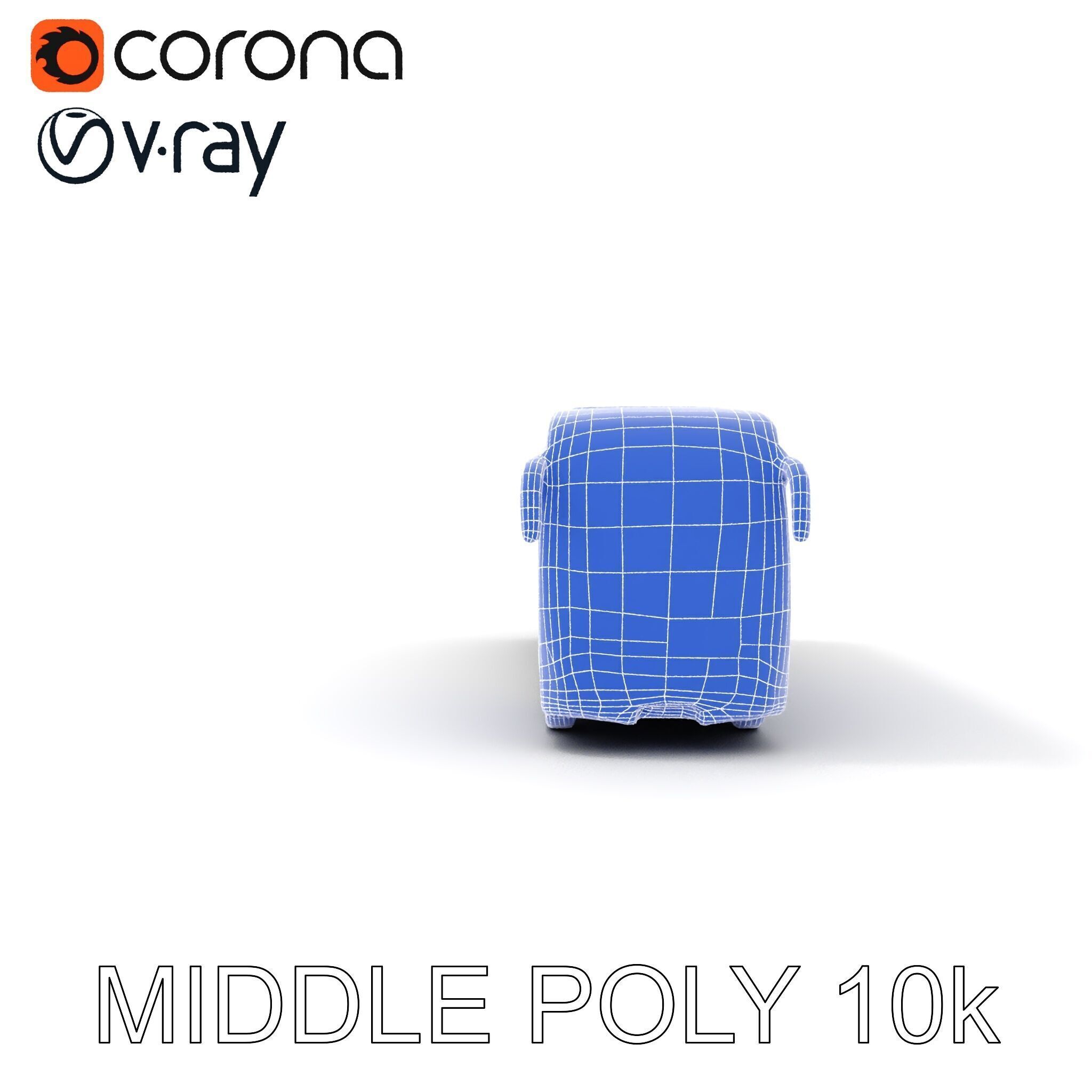 Modern Coach Bus Model Pack for Unity and Unreal Low-poly 3D model_28