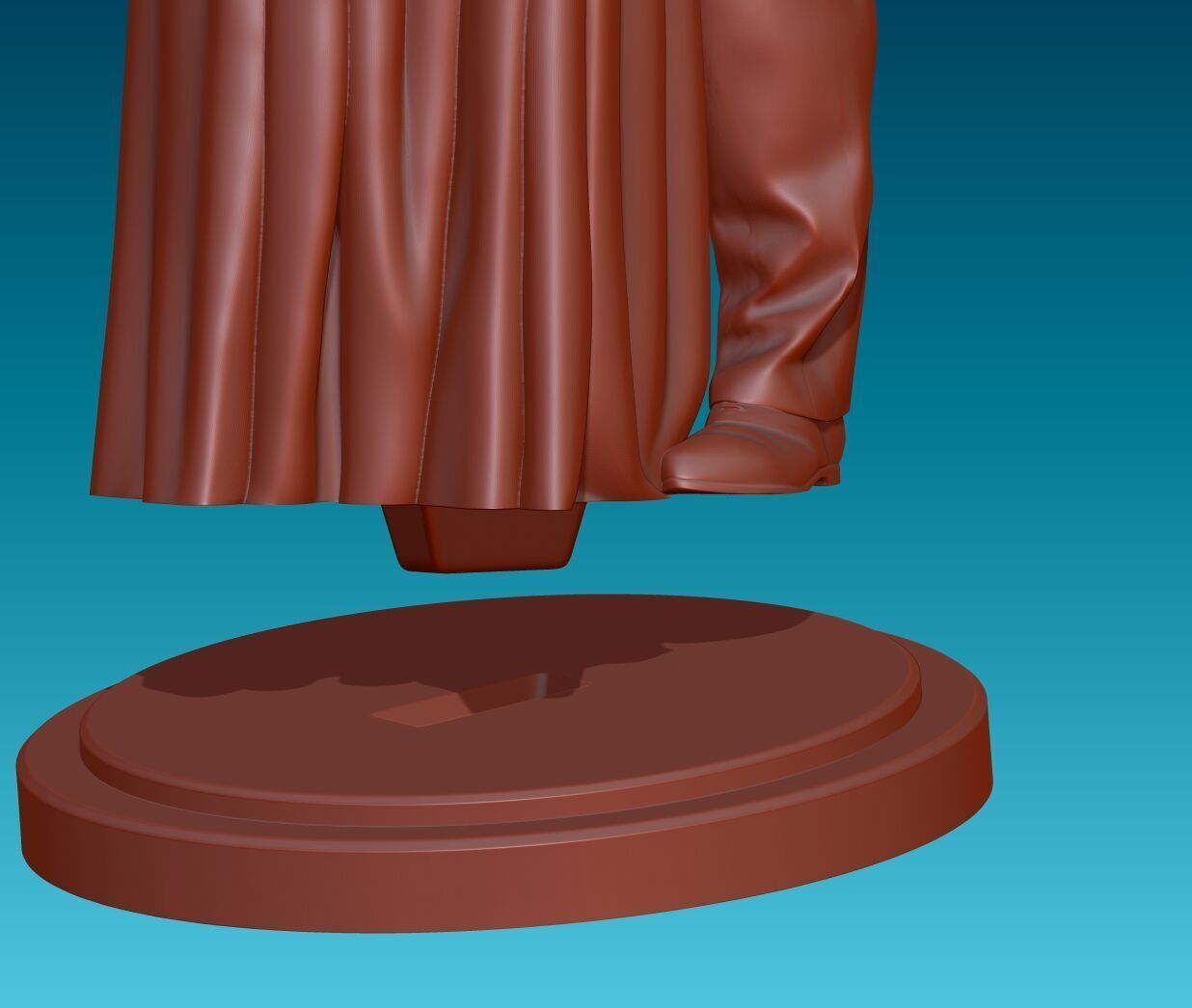 Couple Hugging with cloth 3D print model_3