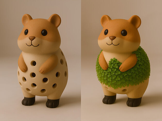 Hamster Sprouter Seed Chia Radish Lentil Germinator toy 3D print model