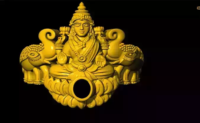 LAXMI 3D RING 3D print model