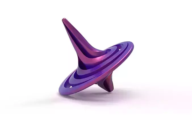 Top spinner 3D print model